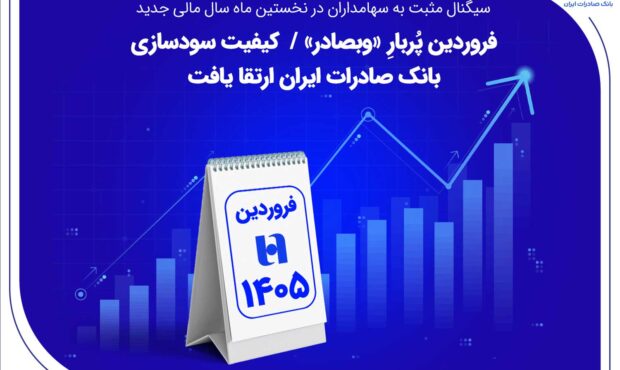 فروردین پُربارِ «وبصادر» / کیفیت سودسازی بانک صادرات ایران ارتقا یافت