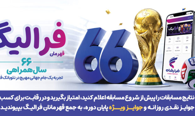 فهرست برندگان 28 تیر ماه طرح «فرالیگ» بانک رفاه کارگران اعلام شد فهرست برندگان 28 تیر ماه طرح «فرالیگ» بانک رفاه کارگران اعلام شد